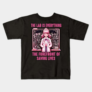 The Lab Is Everything The Forefront Of Saving Lives Lab Week Kids T-Shirt